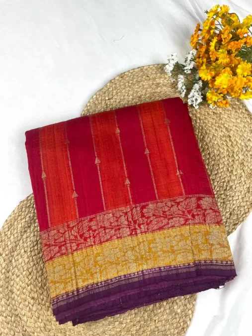 Rangkaat Raw Silk Benaras silk saree