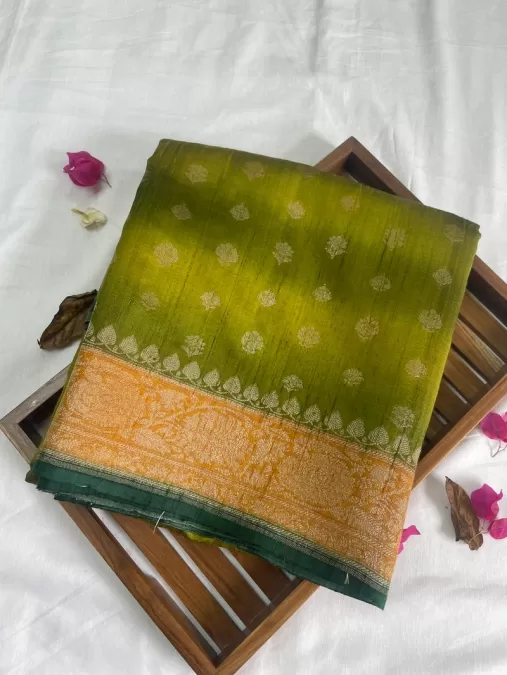 Rangkaat Raw Silk Benaras Saree