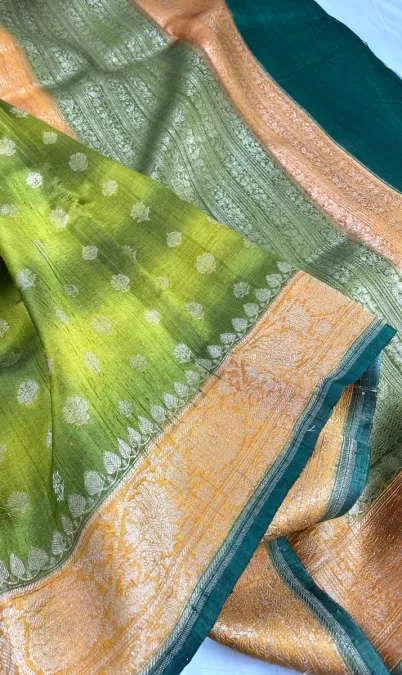 Rangkaat Raw Silk Benaras Saree